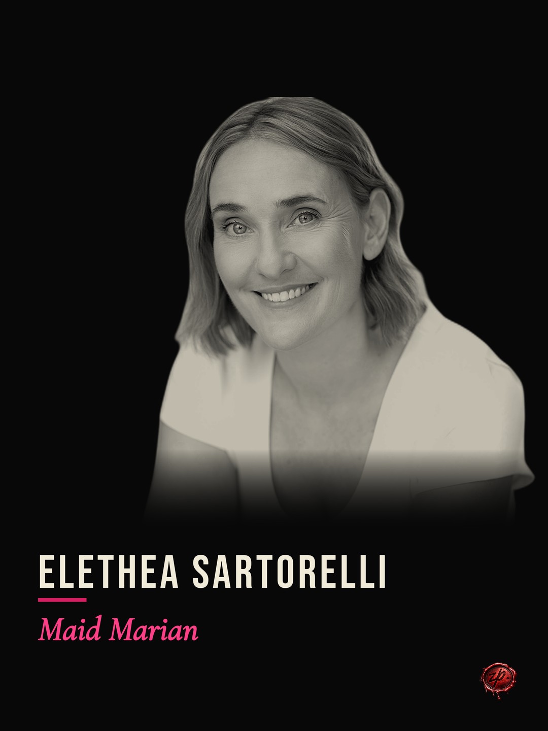 Elethea Sartorelli as Maid Marian — Zealous Productions